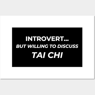 Tai Chi introvert, no logo Posters and Art